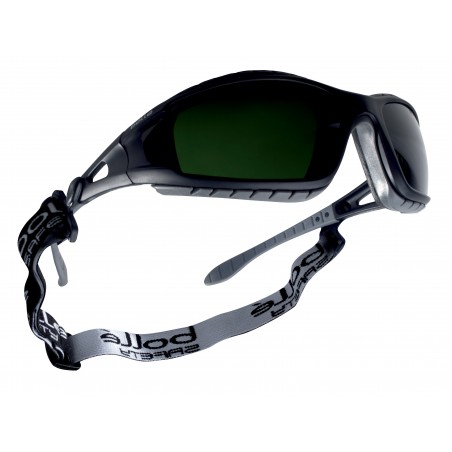 Lunettes De Protection Tactique Bolle Tracker II - Monture Noire, Verres Fumés