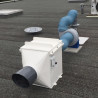 Gaine ventilation et extraction PVC semi rigide raccordement hotte 125