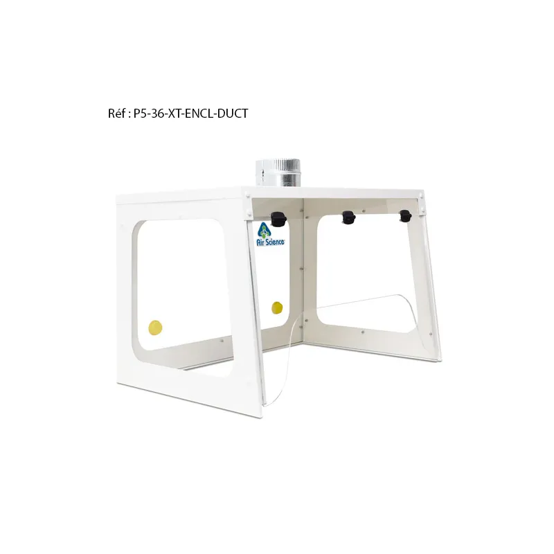 Hotte aspirante de laboratoire pour extraction de produits chimiques