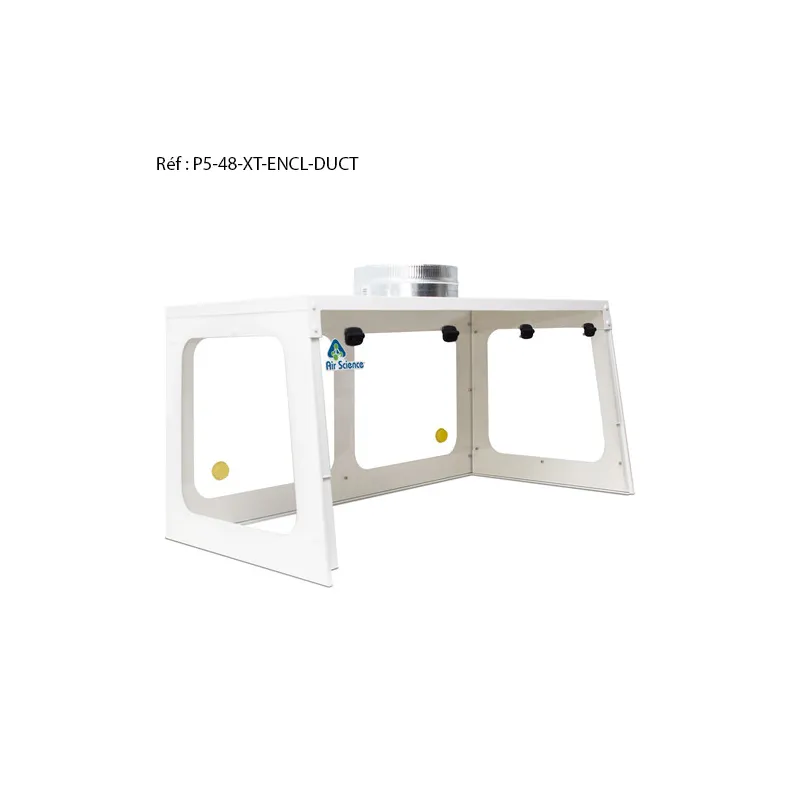 Hotte aspirante de laboratoire pour extraction de produits chimiques