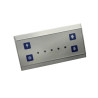 Hotte inox murale rectangulaire pour aspiration grand débit des fumées Hotte inox murale rectangulaire pour aspiration grand débit des fumées