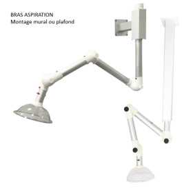 Bras d'aspiration en aluminium