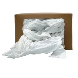 Chiffon d’essuyage blanc jersey recyclé 10 kg – Pro industriel