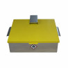 Benzinière rectangulaire inox avec couvercle | INITIO